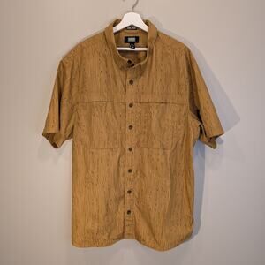 Duluth Trading AKHG Sandstone Relaxed Shirt Fishing Hiking Camping - Size 2XLT